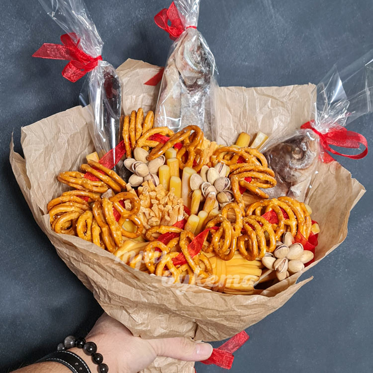 Букет с рыбой и сыром (доп. фото 2)